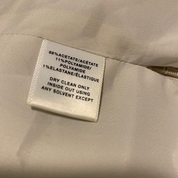 LAFEYETTE 148 Gold and Silver Jacquard Brocade Tulip Mini Skirt Plus Sz 18 - Picture 8 of 11